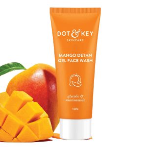 Dot & Key Mango Detan Gel Face Wash - 15ml