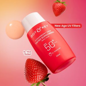 Dot & Key Skincare Strawberry Dew Tinted Sunscreen Porcelain - 50 ml (All Skin Types)