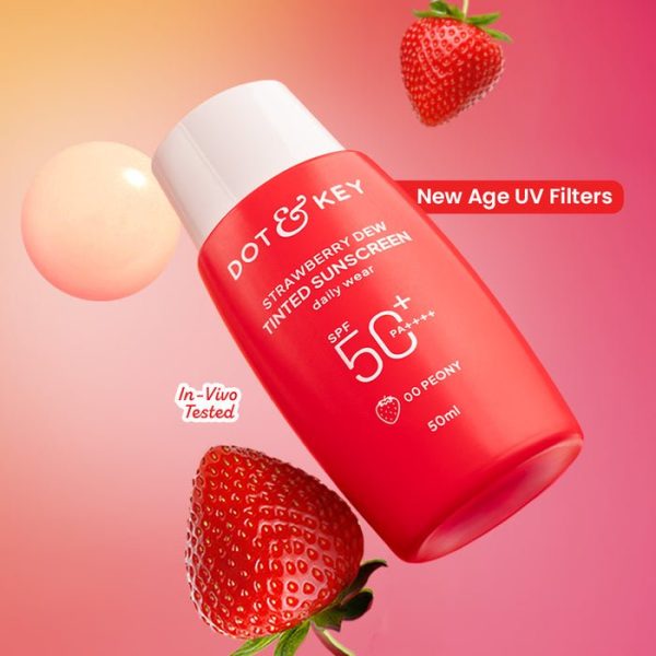 2026/04/1000146599.jpg Dot & Key Skincare Strawberry Dew Tinted Sunscreen Peony – 50 ml