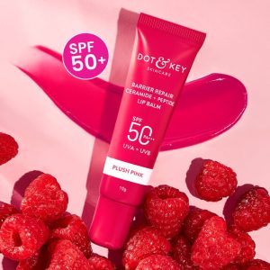 Dot & Key Ceramide + Peptide Lip Balm In-Vivo Tested SPF 50+ ( Plush Pink)