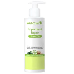 Wishcare Triple Bond Repair Shampoo
Reduces Frizz & Makes Hair Shiny | 250ml