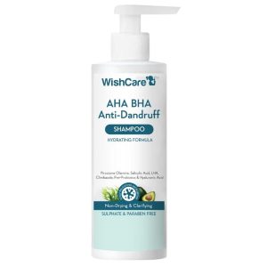 Wishcare AHA BHA Anti-Dandruff Shampoo
Removes Dandruff in 1 wash | Eliminates Recurring Dandruff | 250ml