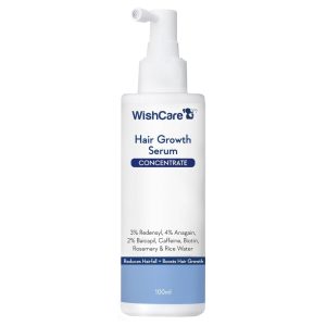 Wishcare Hair Growth Serum Concentrate
Clinically Proven Formula With 3% Redensyl, 4% Anagain, Rice Water, Rosemary & Biotin | 100ml