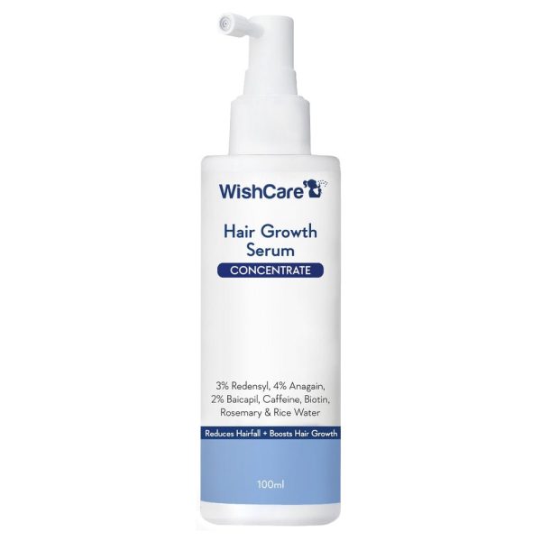 Wishcare Hair Growth Serum Concentrate
Clinically Proven Formula With 3% Redensyl, 4% Anagain, Rice Water, Rosemary & Biotin | 100ml