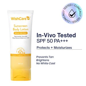 Wishcare SPF50 Sunscreen Body Lotion – Broad Spectrum- 100ml