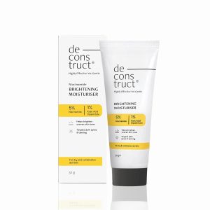 De Construct Brightening Moisturizer- 3% Vitamin C + 1% Kojic Acid Dipalmitate (50g)