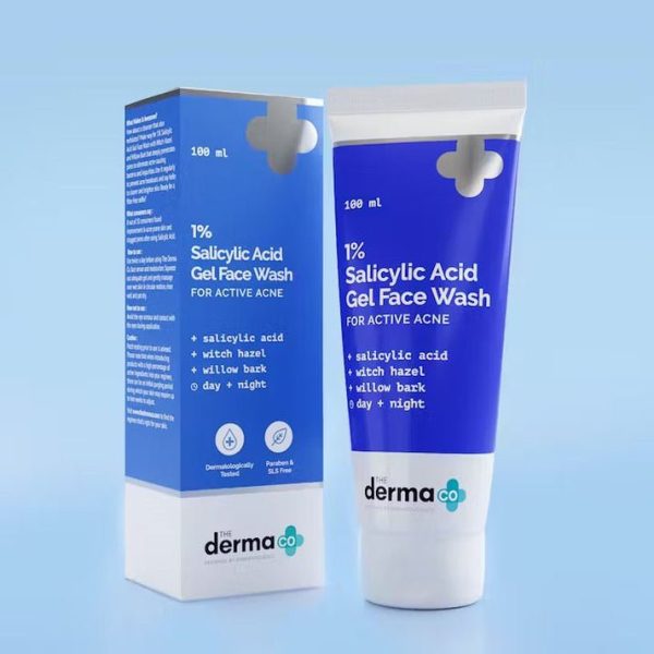 The Derma Co 1% Salicylic Acid Gel Face Wash with Salicylic Acid & Witch Hazel - 100ml
Clears Active Acne & Deeply Cleanses