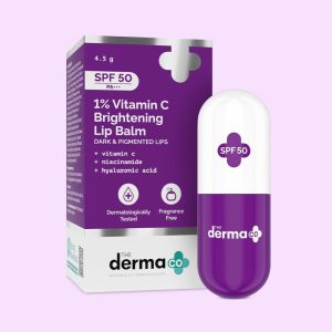 The Derma Co 1% Vitamin C Brightening Lip Balm - 4.5g
Fades Lip Pigmentation & Shields from Sun