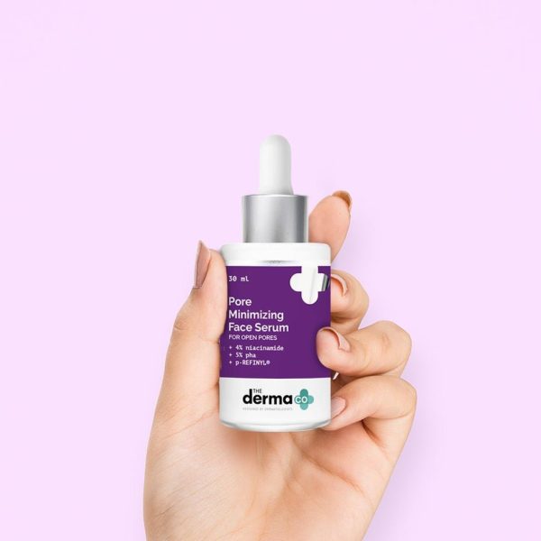 The Derma Co Pore Minimizing Face Serum with 4% Niacinamide, 5% PHA and p-REFINYL® - 30 ml
Minimizes Pores & Controls Oil
