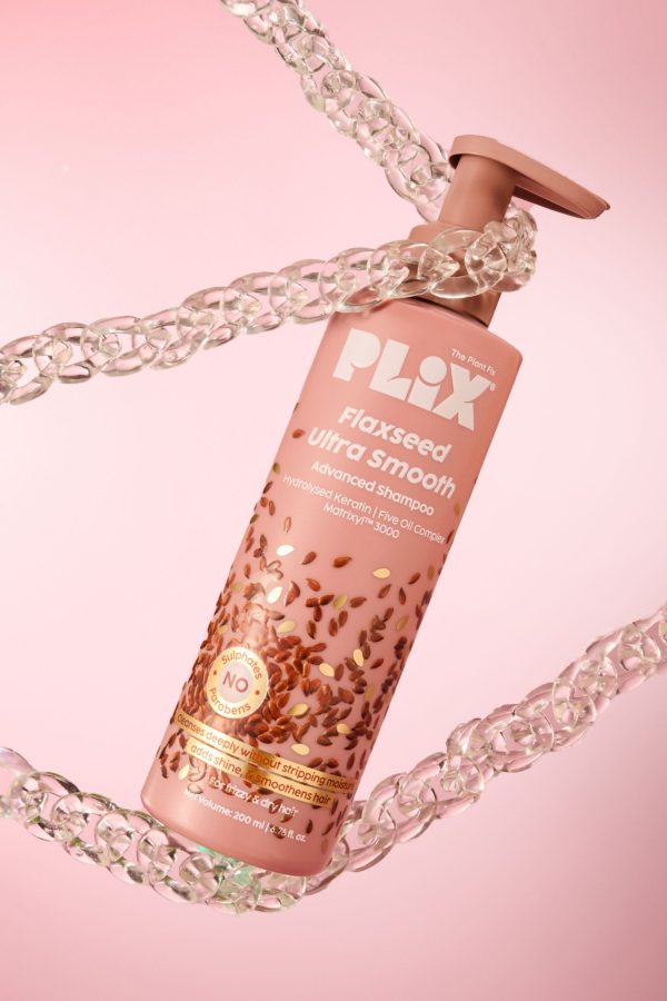 Plix Flaxseed Ultra Smooth Advanced Shampoo (For Smooth & Anti-Frizz Hair) (200ml)