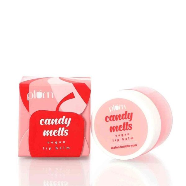 Plum Candy Melts Vegan Lip Balm | Melon Bubble-Yum