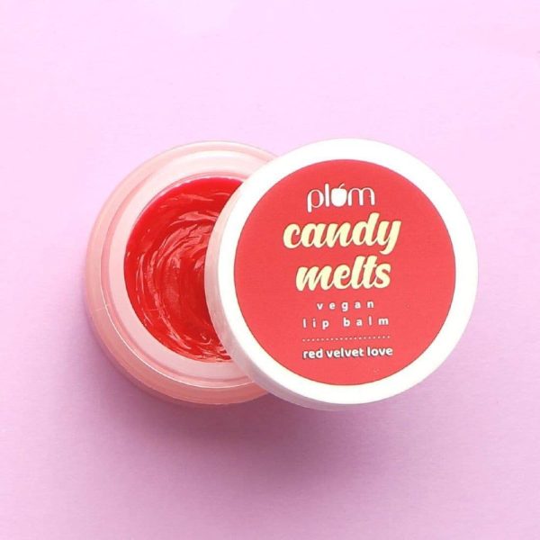 Plum Candy Melts Vegan Lip Balm | Red Velvet Love