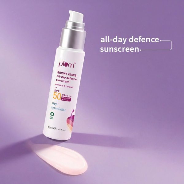 Plum Bright Years All-Day Defence SPF 50 PA++++ Sunscreen (50ml)