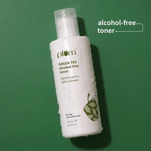 Plum Green Tea Alcohol-Free Pore Tightening Face Toner For Oily & Acne-Prone Skin (200ml)