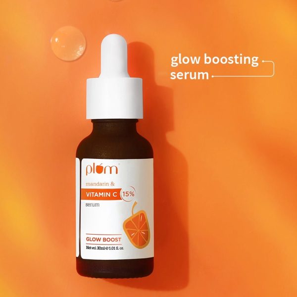 Plum 15% Vitamin C & Mandarin Glow Boost Serum (30ml)
