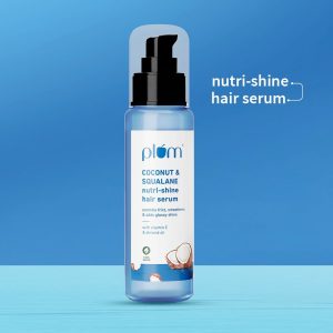 Plum Coconut & Squalane Hair Serum For Soft & Shiny Hair (75ml)