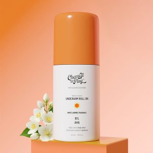 Chemist At Play 5% AHA Underarm Roll-On with Lactic Acid for Odour Control (White Jasmine) - 40 ml