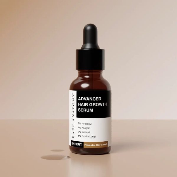 Bare Anatomy Advanced Hair Growth Serum with 3% Redensyl, 4% Anagain, 3% Bicapil & 1% Capilia Longa - 30 ml