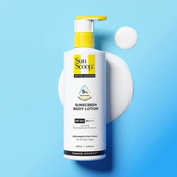 5% Niacinamide Sunscreen Body Lotion| SPF 50+ PA++++| In-Vivo Tested - 200ml