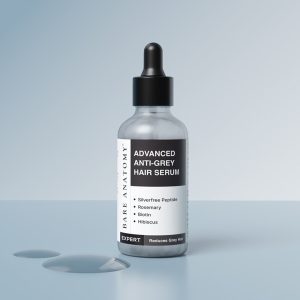 Bare Anatomy Advanced Anti-Grey Hair Serum with Silverfree Peptide, Rosemary & Biotin - 50 ml
