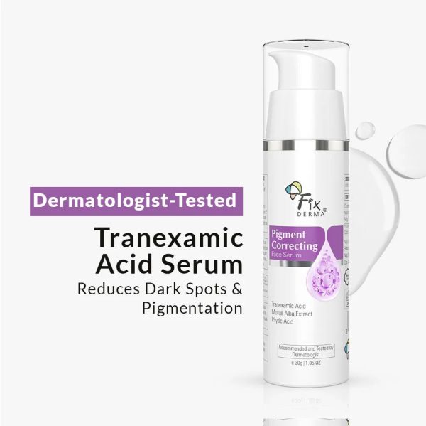 FixDerma Pigment Correcting Face Serum | Tranexamic Acid to Fight Away Pigmentation (30g)