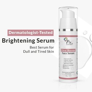 FixDerma Glow Booster Face Serum | Skin Brightening Face Serum For Dull & Tired skin (30g)